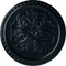 Ekena Millwork Emeryville Ceiling Medallion, Hand-Painted Night Shade, 16 7/8"OD x 5/8"P CM16ERNSF - alternate 1